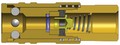 Dixon 2LF2-B Lincoln Coupler, 1/4" NPT, Brass    Body Material: BRASS Body Size: 1/4"